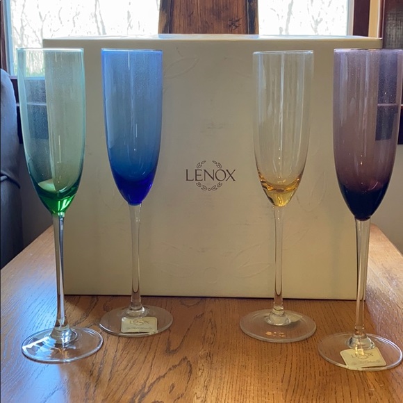 Lenox Other - *HOST PICK*Lenox ‘Assorted Gems’ color flutes